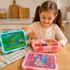 Porta Comida Con Compartimientos
niña
