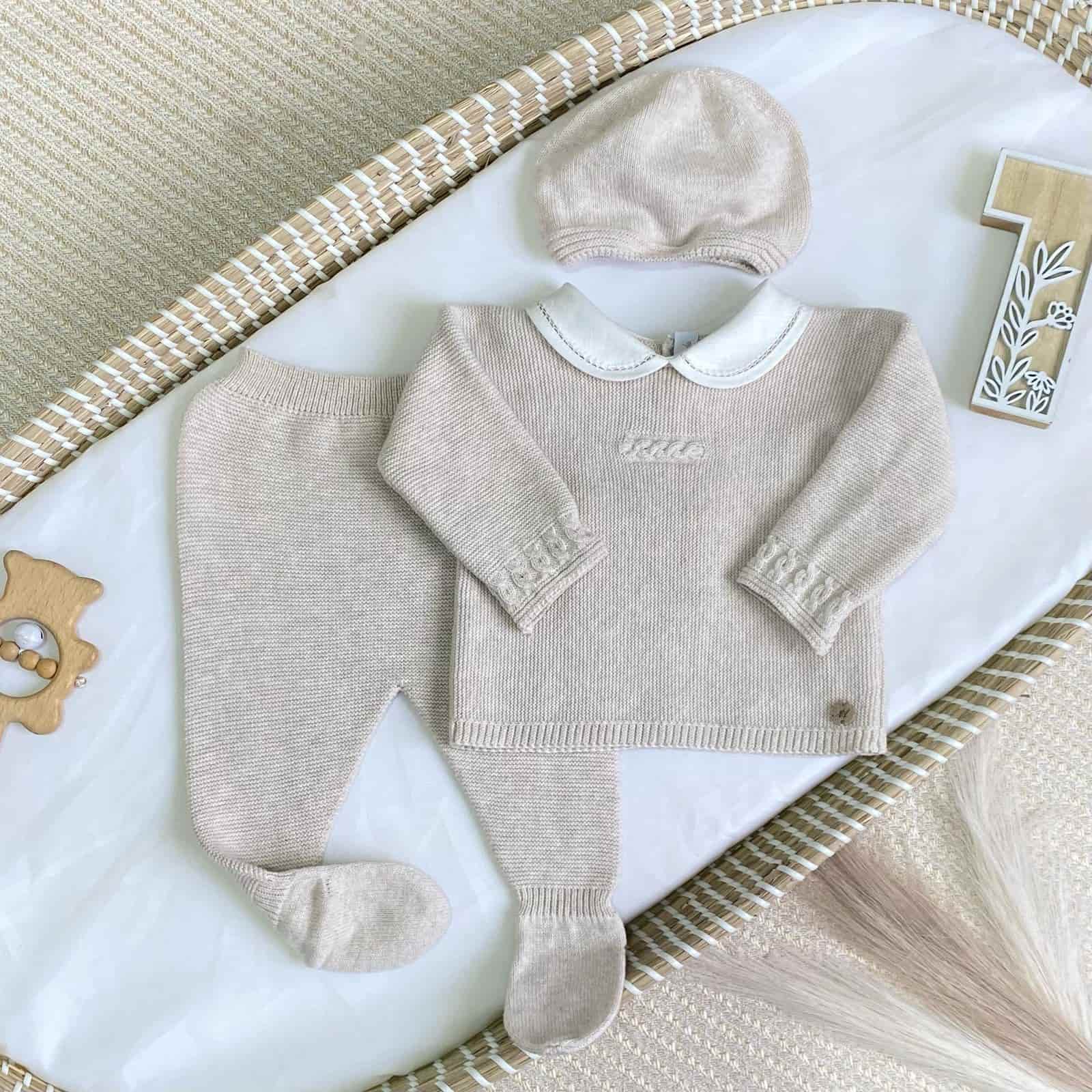 Primer Día Tricot Beige