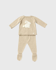 Primer Dia Tricot Conejo Beige Martin Aranda