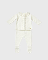 Primer Dia Tricot Detalle Encaje Blanco Martin Aranda