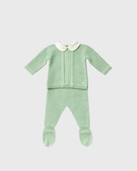 Primer Dia Tricot Detalles Puntos Verde Martin Aranda