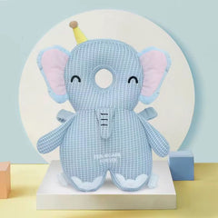 Protector De Cabeza Y Espalda Animales azul