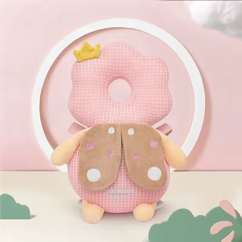 Protector De Cabeza Y Espalda Animales rosa