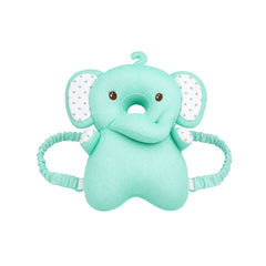 Protector De Cabeza Y Espalda Malla Animales verde