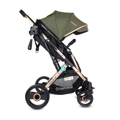 Coche Moisés Con Porta Bebé Gold LX Verde Bebesit Estilo
