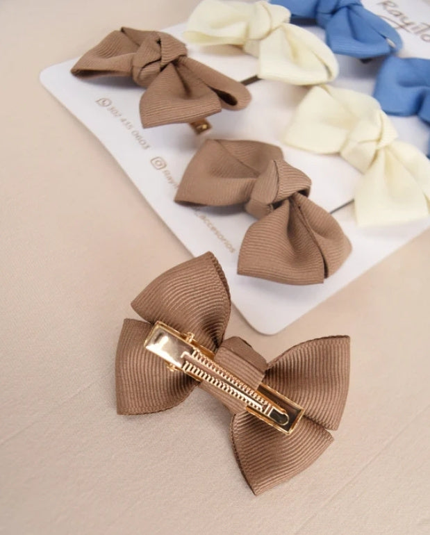 Set 3 Pares Pinzas Azul Cielo Rayito de Sol estilo