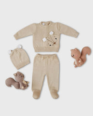 Primer Día Tricot Ardilla Beige