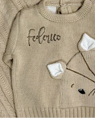 Primer Día Tricot Ardilla Beige