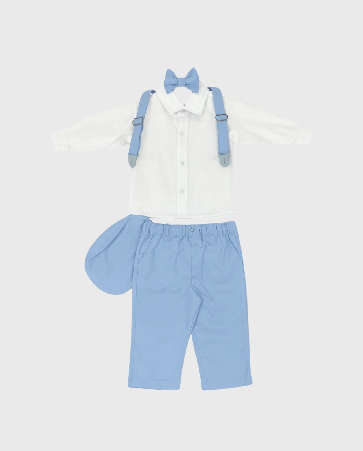 Conjunto Ceremonia Pantalón Camisa Azul