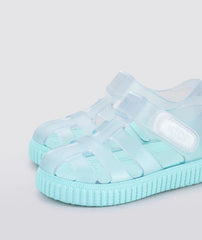 Sandalias Nico Cristal Aguamarina Igor Cierre