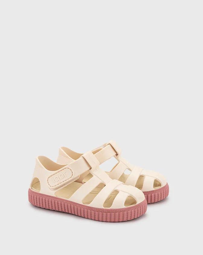 Sandalias Nico Marfil Nuevo Rosa Igor