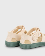 Sandalias Nico Marfil Nuevo Verde Igor Cierre