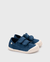 Tenis Lona Velcro Marino Navy Igor