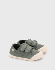 Tenis Lona V Velcro Kaki Igor