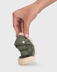 Tenis Lona V Velcro Kaki Igor