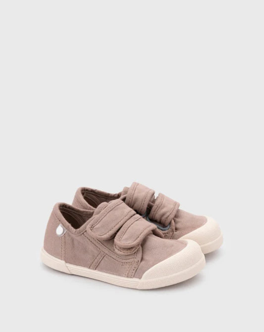 Tenis Lona V Velcro Cacao Igor