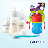 Set de Regalo Recién Nacido 4 Piezas + Vaso Pitillo 7oz Niño