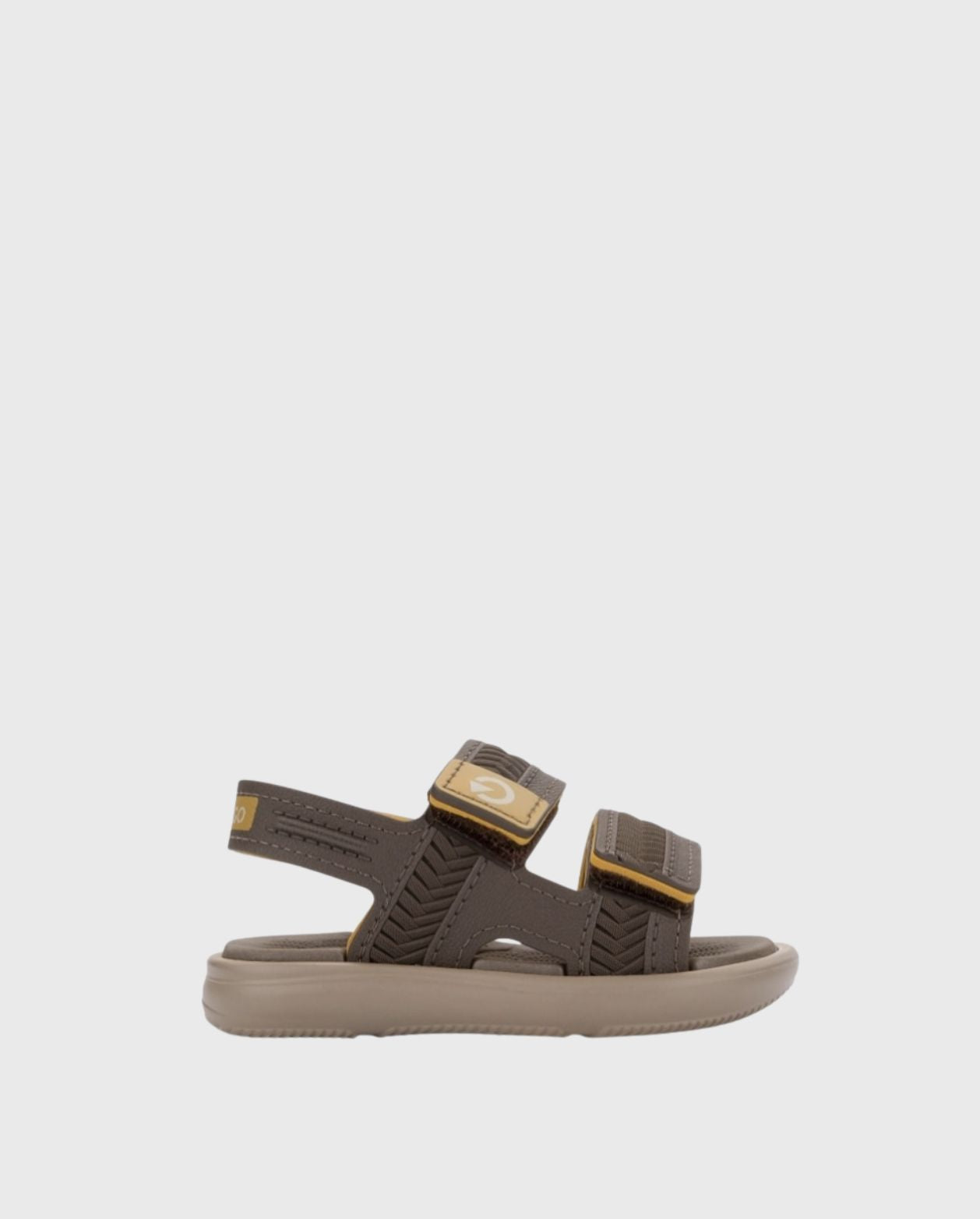Sandalias Malta Velcro Beige Marrón