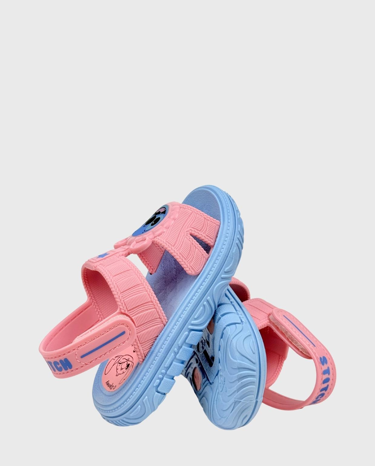 Sandalias Puff Bag Disney Stitch Rosa Niñas