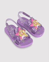 Sandalias Barbie Pop Star Glitter Lila