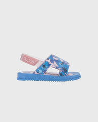 Sandalias Estampado Stitch Hora Rosa perfil