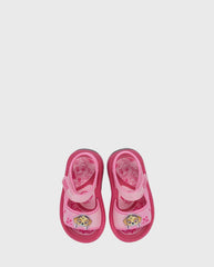 Sandalias Led Patrulla Canina Velcro Rosa Paw