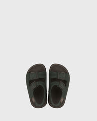 Sandalias Milan Velcro Marrón Verde Diseño