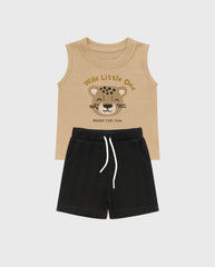 Conjunto Short Camiseta Tigre Surtido Niño