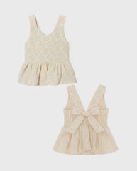 Blusa Detalle Lazo Espalda Color Surtido