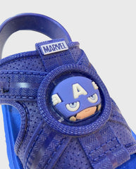 Sandalias Marvel Happy Capitan America Azul detalle