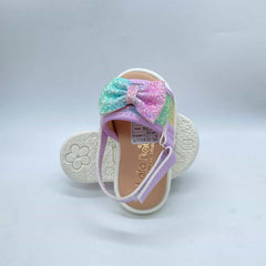 Sandalias Para Niña Arcoíris Moño suela
