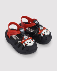 Sandalias Space Baby Patrulla Canina Negro