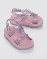 Sandalias Zaxy Hit Glitter Lila Rosa