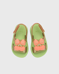 Sandalias Zaxynina Cherry Verde diseño