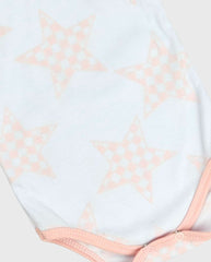 Set 3 Bodys Rayas Sol Lila Estrellas