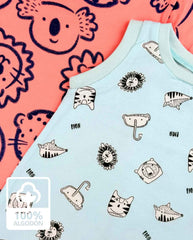 Set 3 Mamelucos Estampado Tigre Detalles