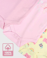 Set 5 Bodys Estampado Puntos Jirafa Menta Travesuras