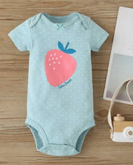 Set 5 Bodys Puntos Love Rosa Detalles Niñas