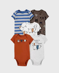 Set 5 Bodys Estampado Dogs