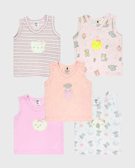 Set 5 Esqueletos Bordados Animales Niña Surtido