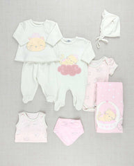 Set Primer Dia Gata Nube Beige