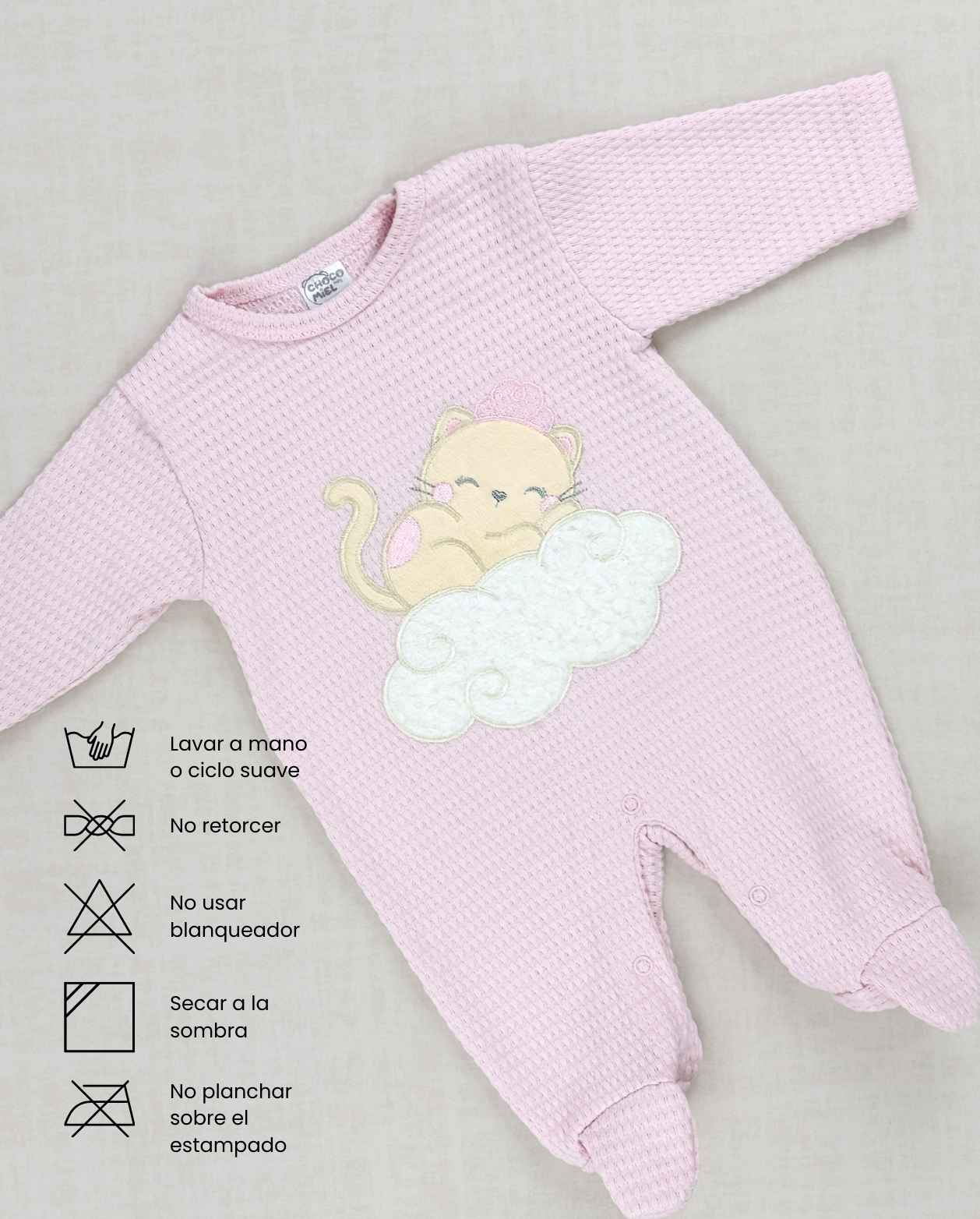 Set Primer Dia Gata Nube Rosa Niñas