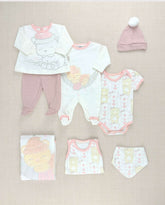 Set Primer Dia Osa Hamaca Rosa