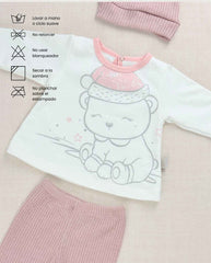 Set Primer Dia Osa Hamaca Rosa Detalles