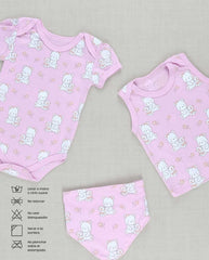 Set Primer Dia Oso Jardin Beige Detalle