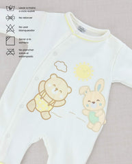 Set Primer Día Osos Sol Beige Detalles