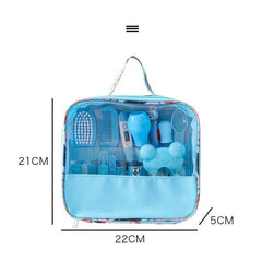 Set 13 Piezas De Cuidado Estuche Estampado Gatitos Medidas