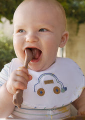 Set 2 Baberos Carro Rayas Mayoral bebe