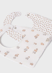 Set 2 Baberos Conejo Beige Mayoral detalle