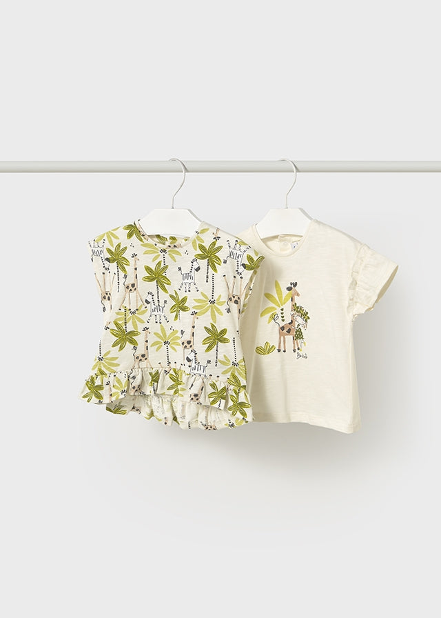 Set 2 Blusa estampada Palmeras Mayoral